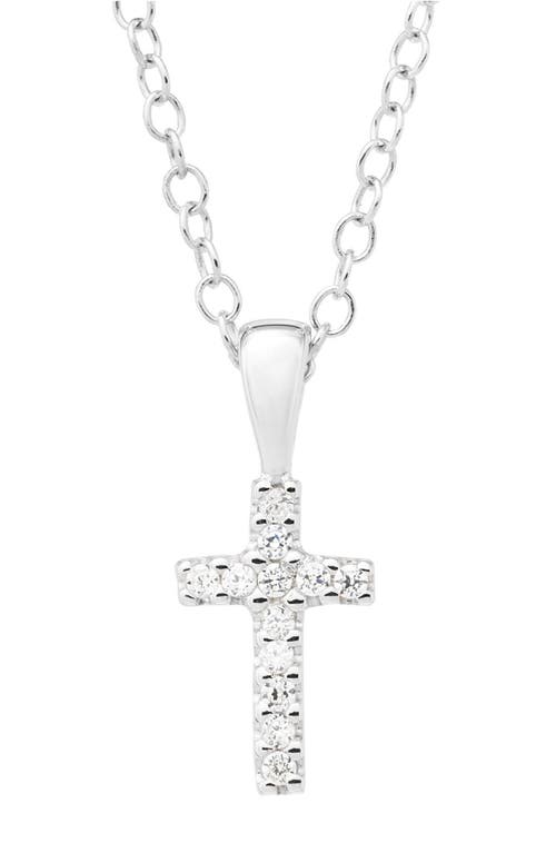 Mignonette Sterling Silver Cross Necklace at Nordstrom