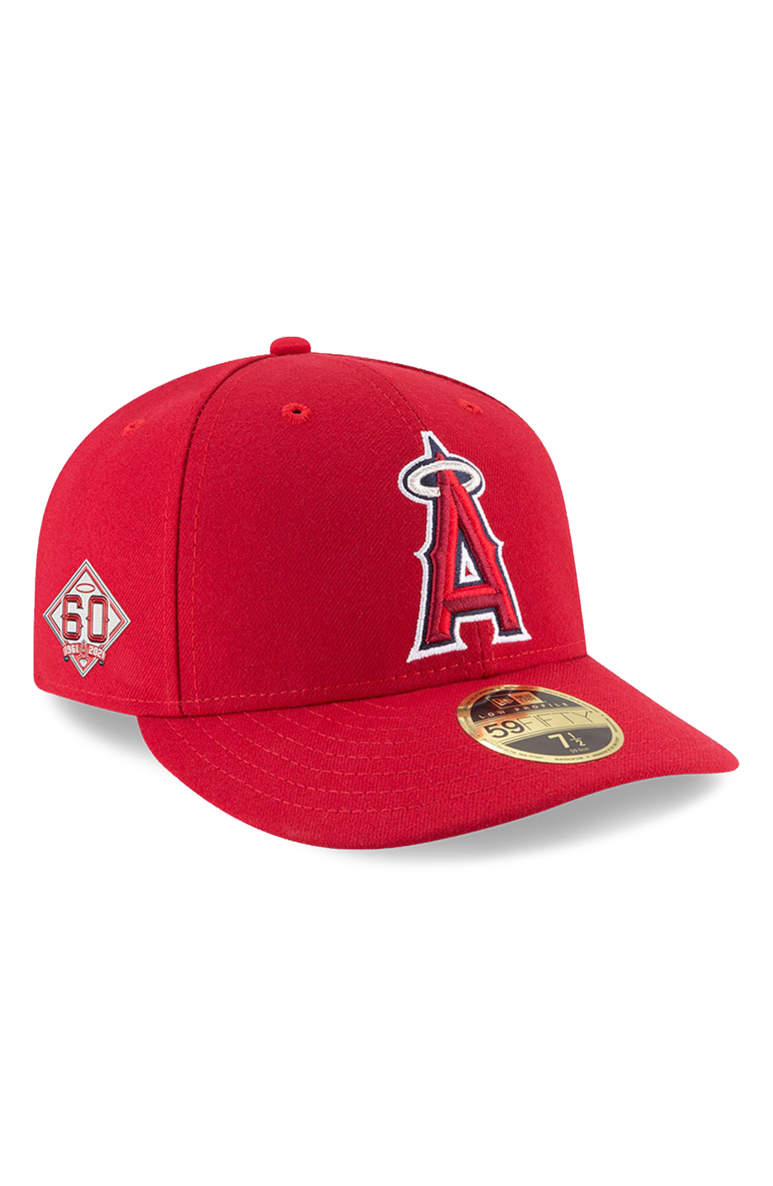 angels baseball fitted hats