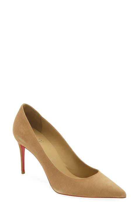 Women s Christian Louboutin Nude Heels Nordstrom