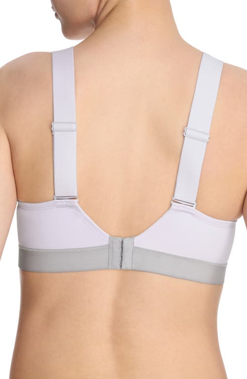Natori Dynamic Convertible Contour Sports Bra In Lavender Haze/vapor