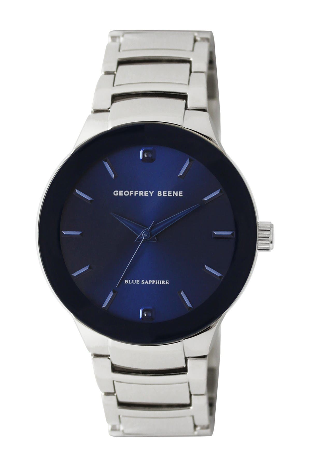 Geoffrey Beene | Men's Blue Sapphire Bracelet Watch, 42mm | Nordstrom Rack