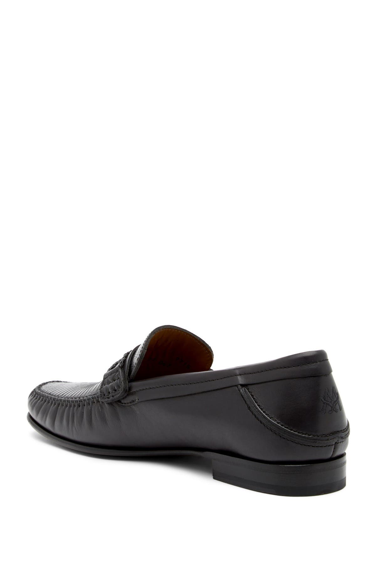 mezlan genuine lizard moccasin loafer