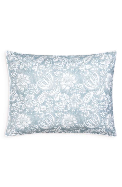Matouk X Schumacher Granada King Sham In Hazy Blue