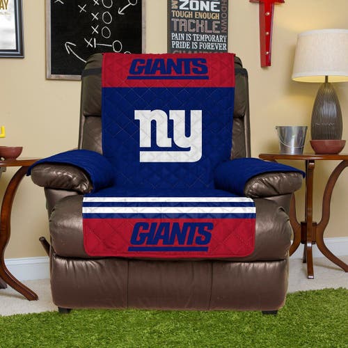 PEGASUS HOME FASHIONS Blue New York Giants Recliner Protector