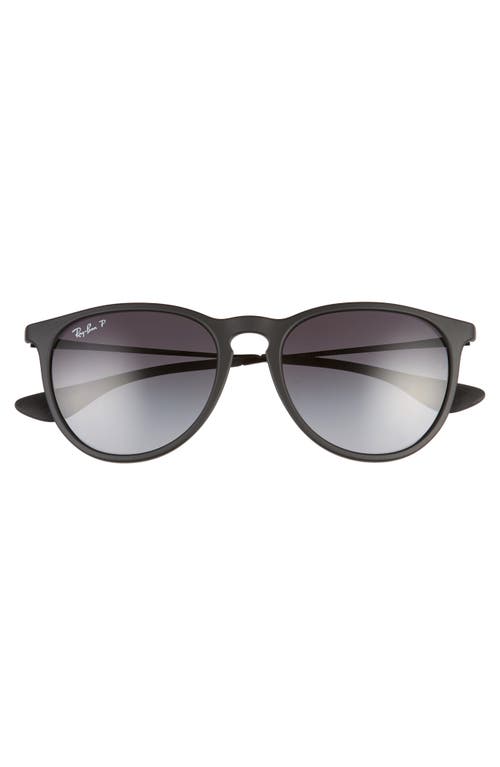 Shop Ray Ban Ray-ban Erika Classic 54mm Sunglasses In Black/grey Grad Grey Polar