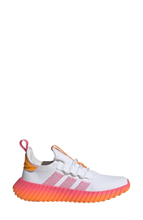 Adidas Originals Adidas Kaptir Flow Running Shoe In White/magenta/orange