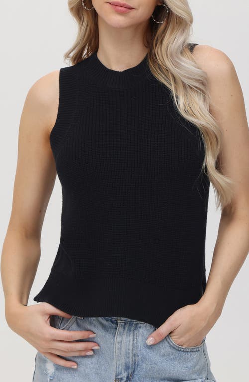 525 Demi Cotton Sweater Vest In Black
