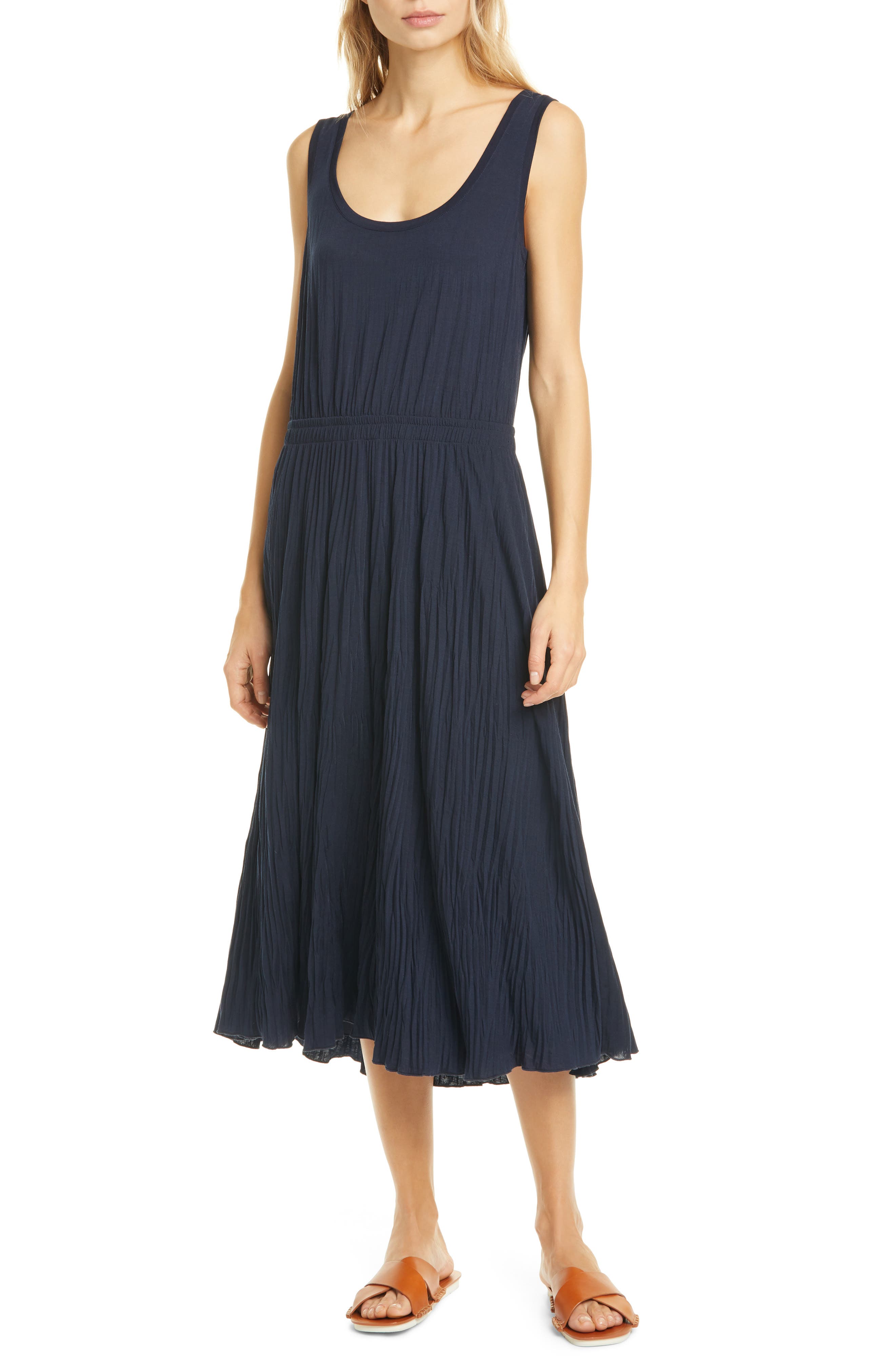 vince scoop neck tank dress