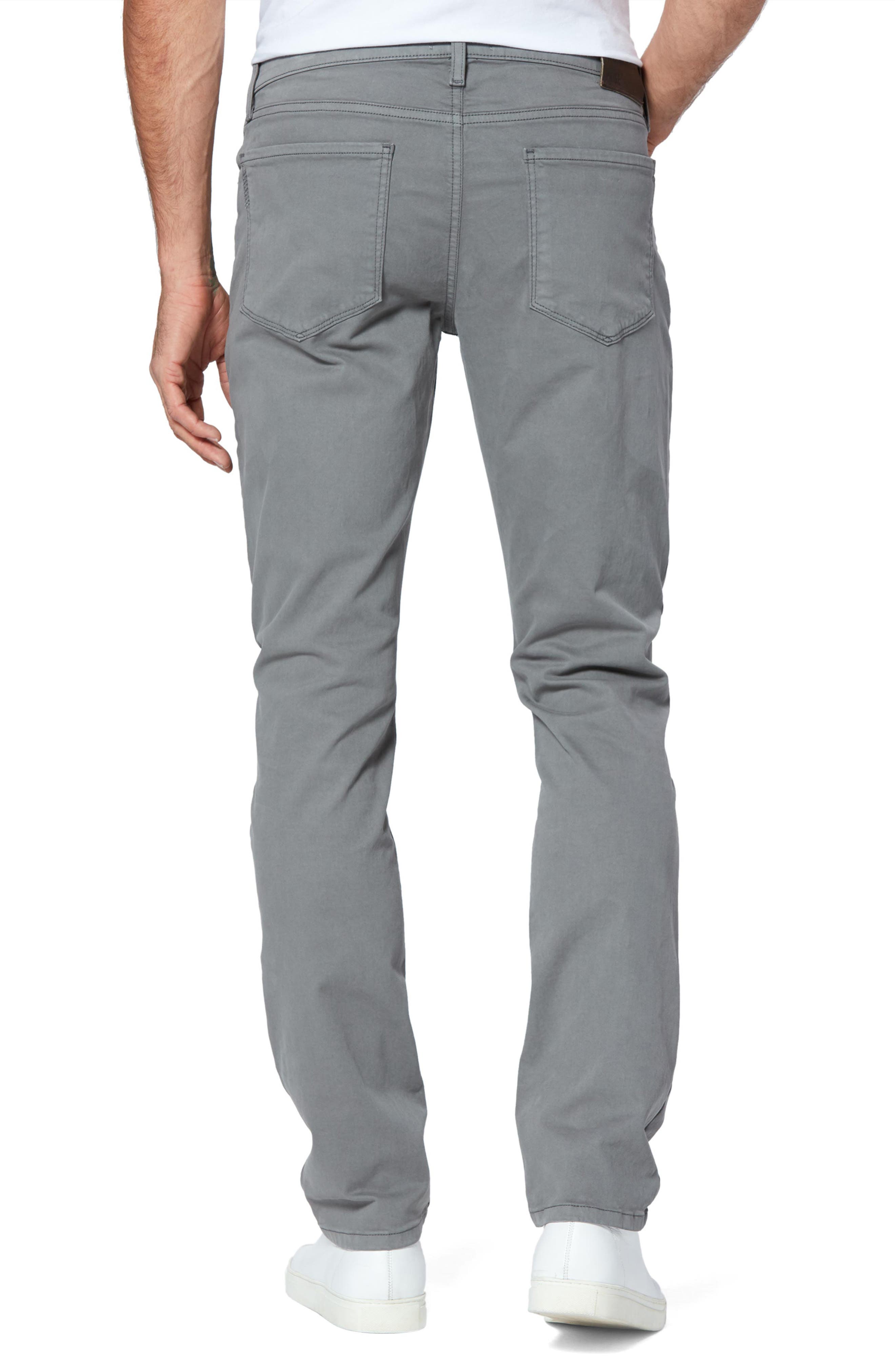 PAIGE Lennox Slim Fit Twill Pants 