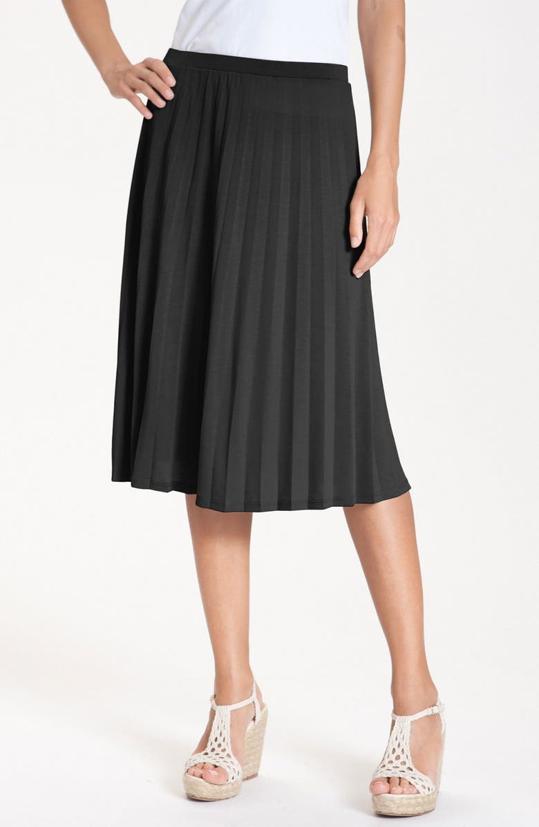 Olivia Moon Pleated Knit Skirt (Petite) | Nordstrom