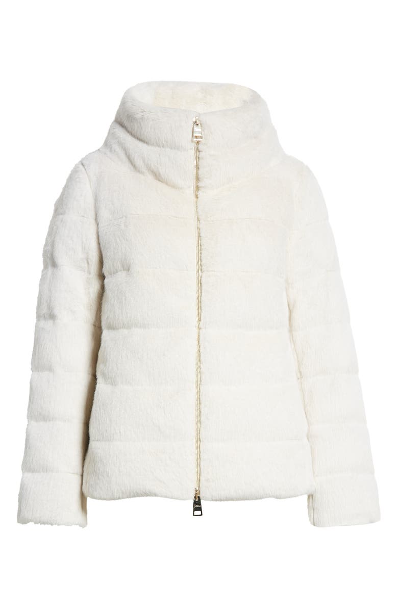Herno Quilted Down Faux Fur Puffer Jacket | Nordstrom
