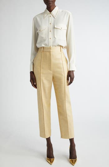 St. John Collection Ponte Knit Ankle Pants