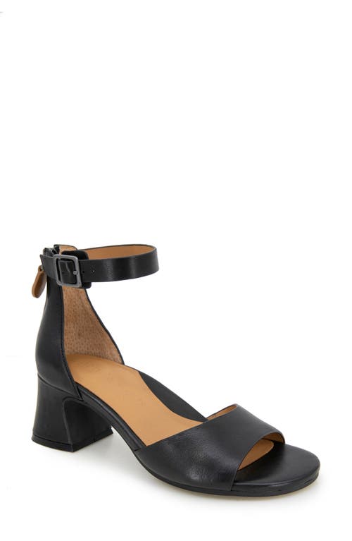 GENTLE SOULS BY KENNETH COLE Iona Block Heel Sandal Black Leather at Nordstrom,