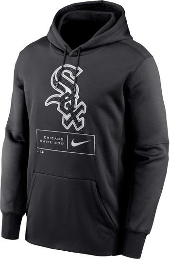 Chicago White Sox Nike Wordmark Therma Performance Pullover Hoodie - Mens