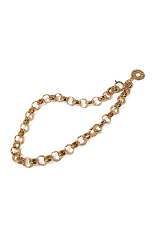 Shop Maje Jaseron Chain Necklace In Gold