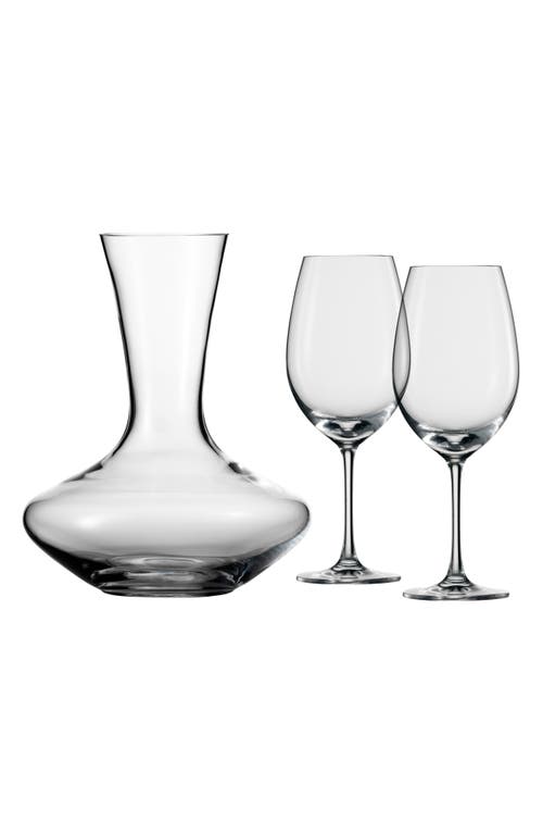 Fortessa Schott Zwiesel Invento Wine Decanter & Glass Set In Clear