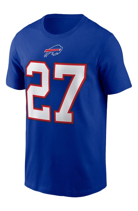 Men's Nike Josh Allen White Buffalo Bills Name & Number T-Shirt