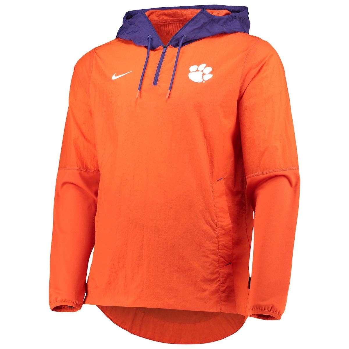 nike orange quarter zip