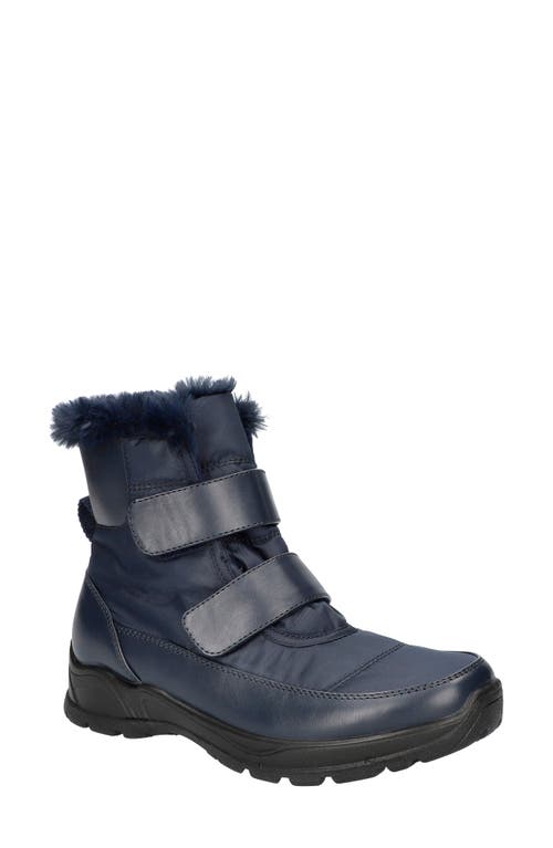 EASY STREET Polar Waterproof Faux Fur Boot in Navy 