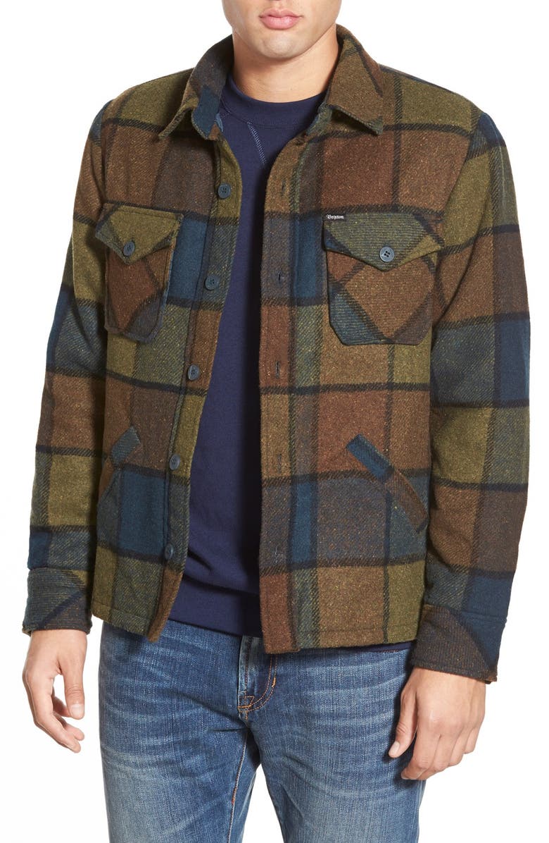 Brixton 'Max' Flannel Shirt Jacket | Nordstrom