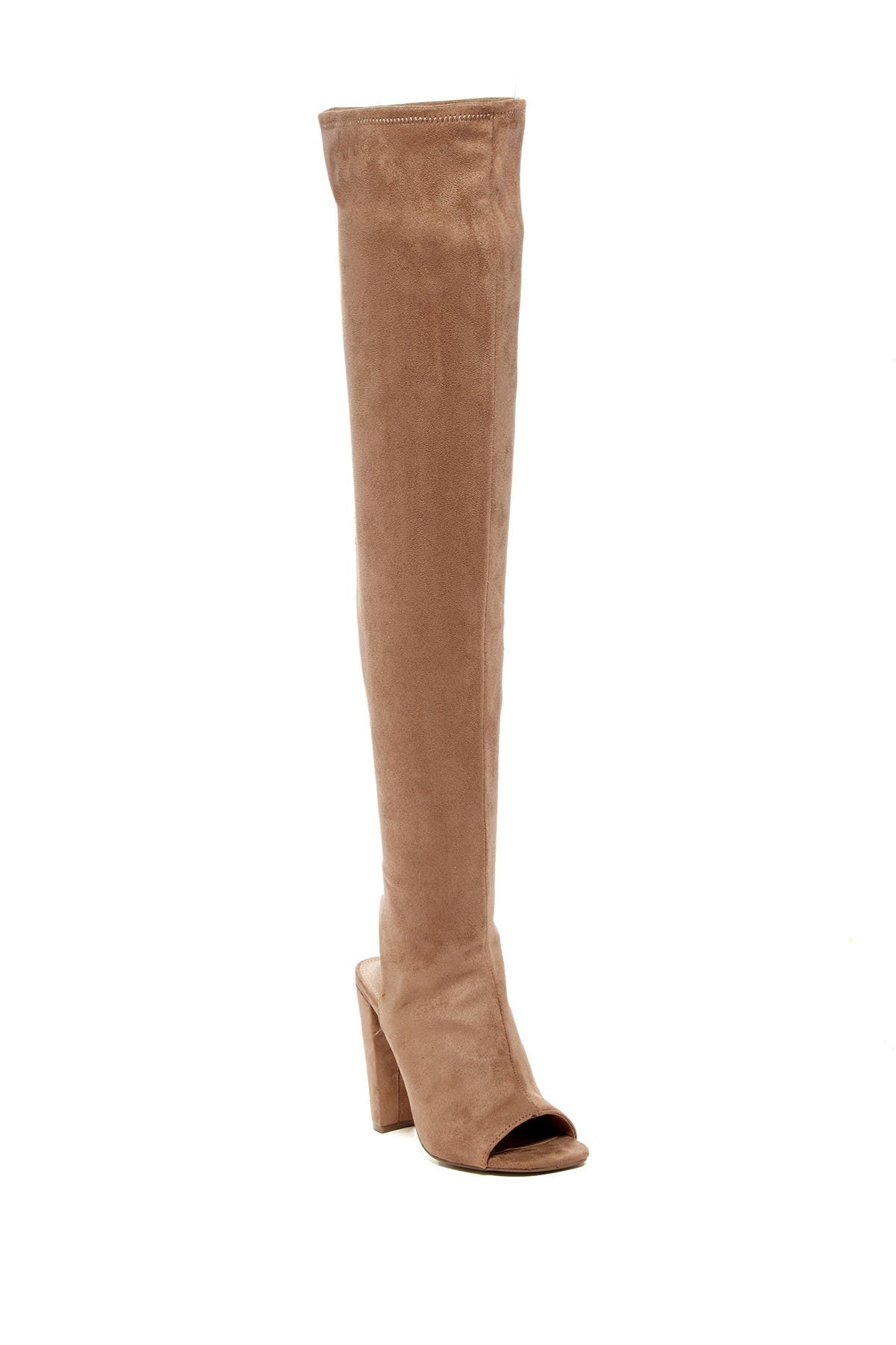 open toe over the knee boot