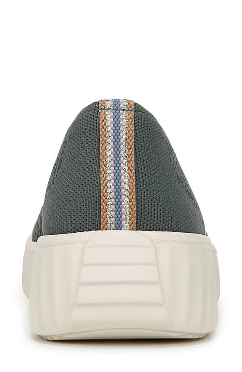 Bzees Wednesday Slip-on Platform Sneaker In Sage Leaf Heathered Knit