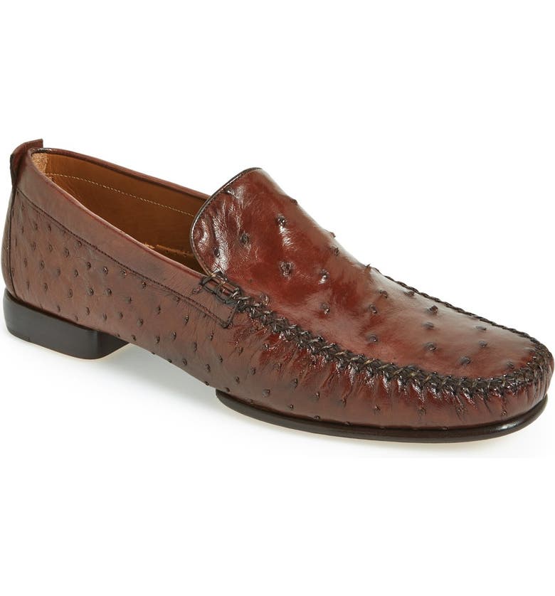Mezlan 'Rollini' Ostrich Leather Loafer (Men) | Nordstrom