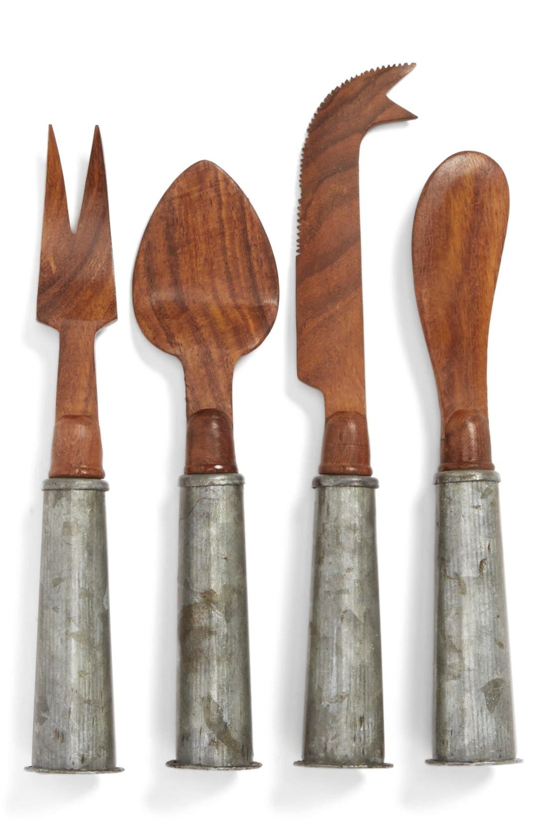 Thirstystone Wood & Galvanized Iron Cheese Knives (Set of 4) Nordstrom