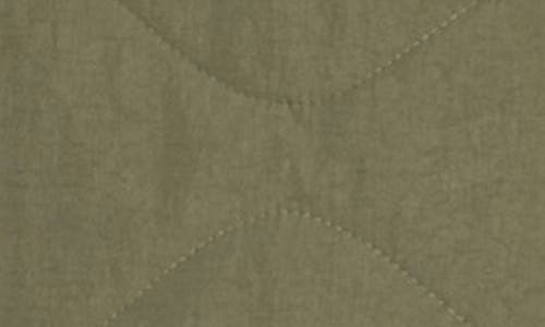 Columbia Birchwood™ Ii Faux Shearling Lined Quilted Jacket In Stone Green