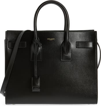 Saint Laurent Small Sac de Jour Leather Tote with Pouch | Nordstrom