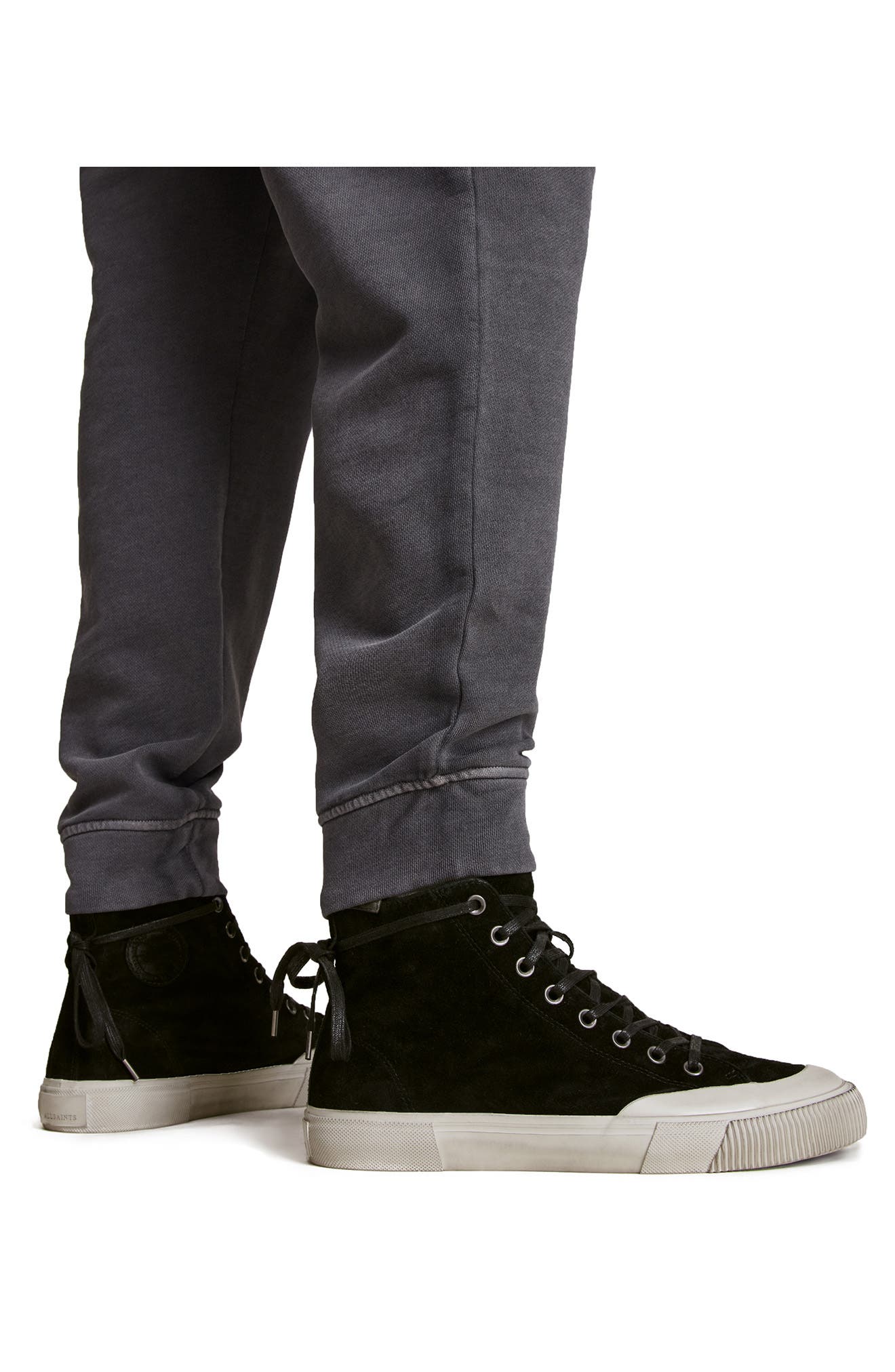 Dumont All Saints Black Trainers Trainers Allsaints Dumont High Top  Allsaints Dumont Suede