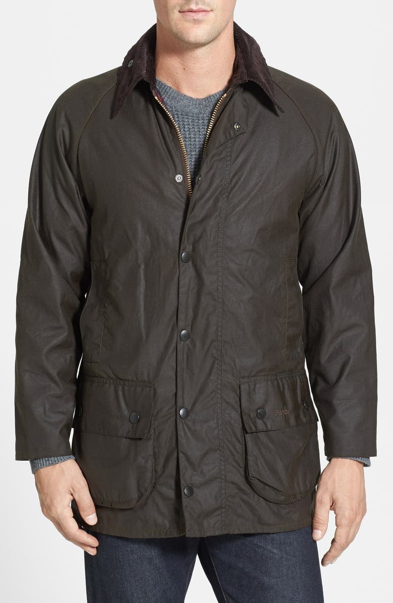 Barbour 'Classic Beaufort' Relaxed Fit Waxed Cotton Jacket | Nordstrom
