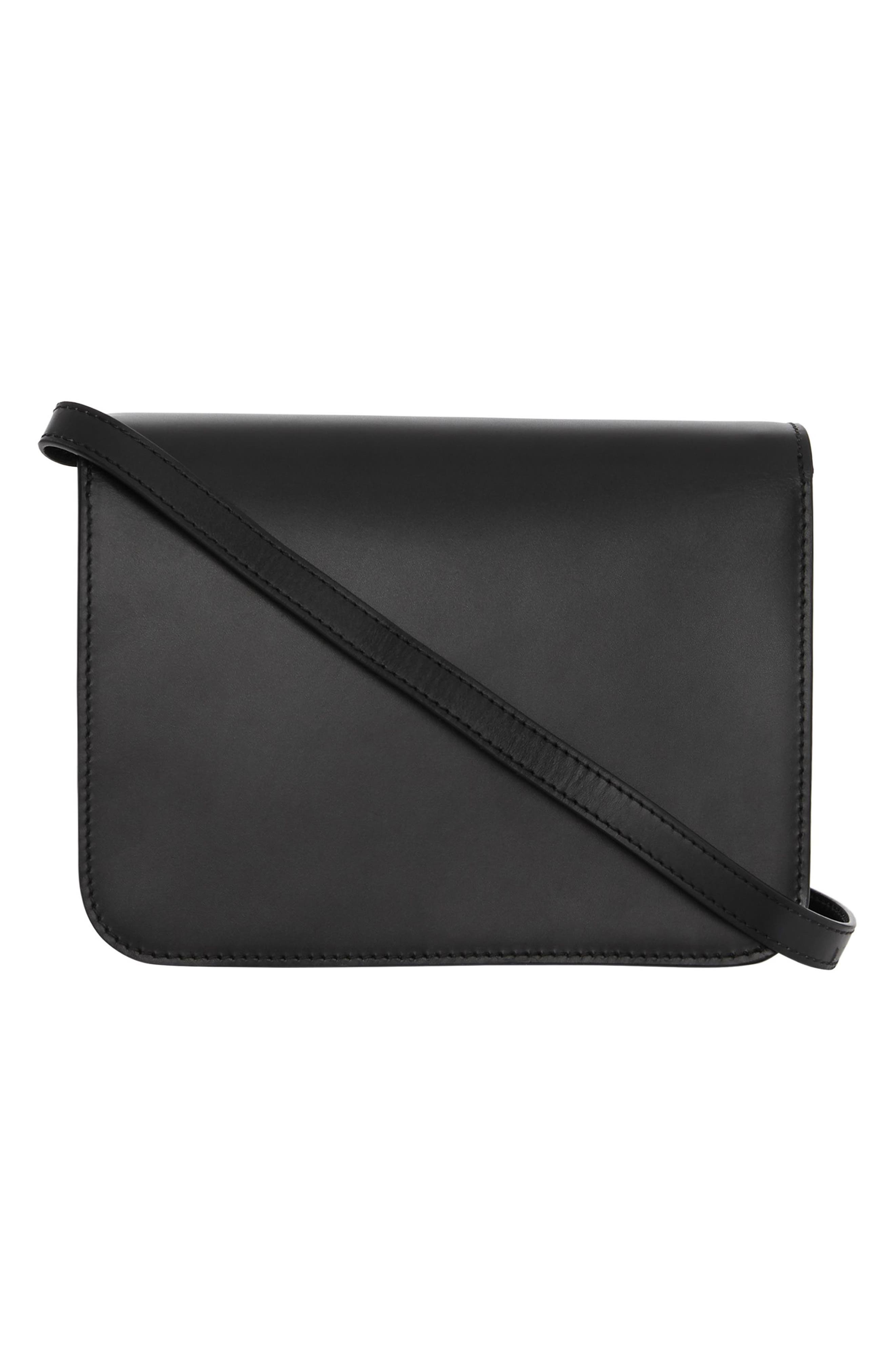 burberry black small monogram crossbody bag