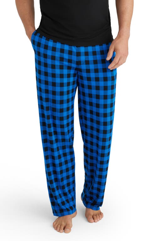 Tommy John Second Skin Pajama Pants in Blue Buffalo Check 