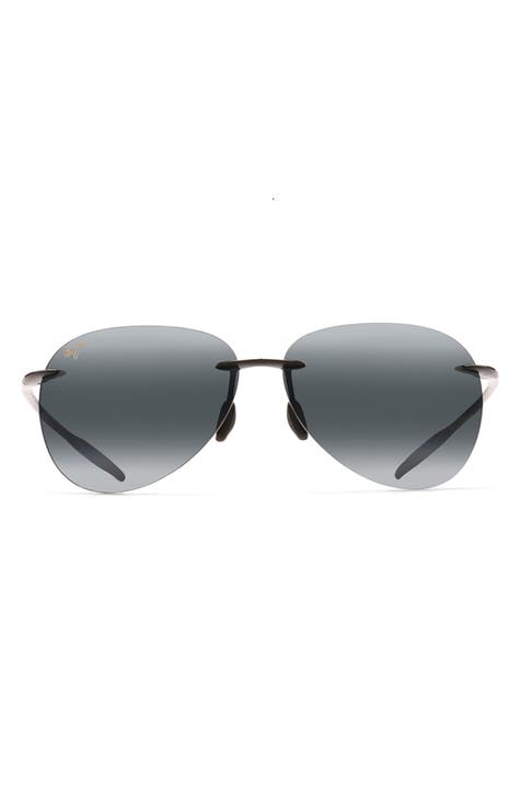 Sugar Beach 62mm Polarized Round Sunglasses
