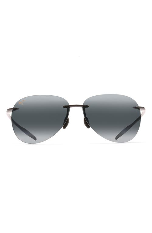 MAUI JIM MAUI JIM SUGAR BEACH 62MM POLARIZED ROUND SUNGLASSES 