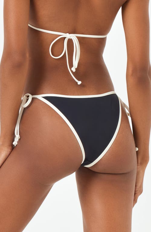 Shop L*space Lspace Levy Bikini Bottoms In Black/cream