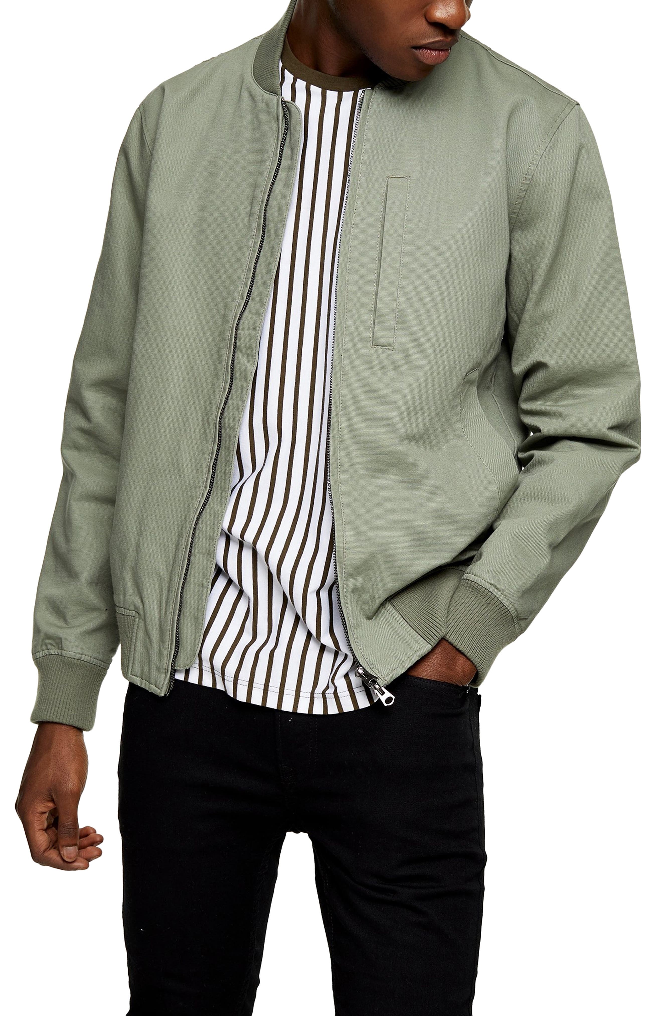 light green bomber jacket