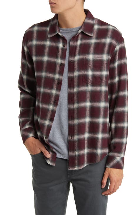 Lennox Plaid Flannel Button-Up Shirt