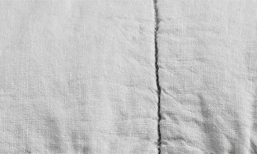 Parachute Linen Box Quilted Sham Set In Coal