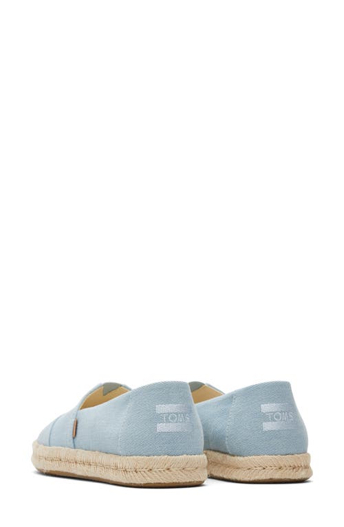 Shop Toms Alpargata Rope Espadrille 2.0 Shoe In Light/pastel Blue