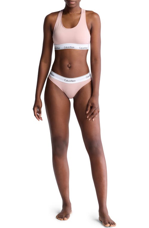 Shop Calvin Klein Modern Cotton Bikini In Subdued