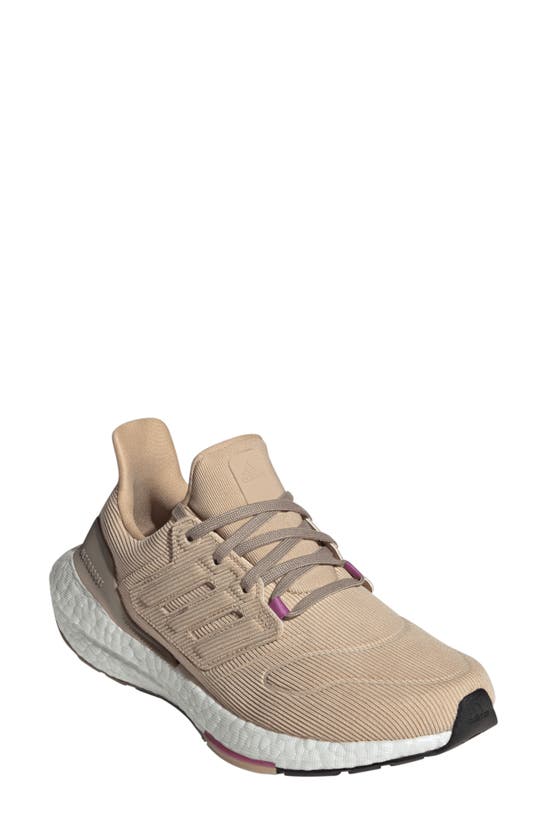 Adidas Originals Ultraboost 22 W Running Shoe In Magic Beige/ Magic Beige