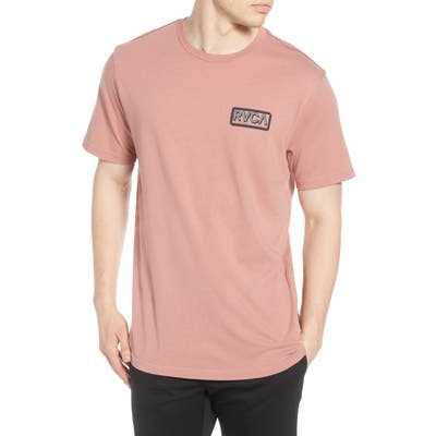 Rvca Octane Logo Graphic T-Shirt, Brown