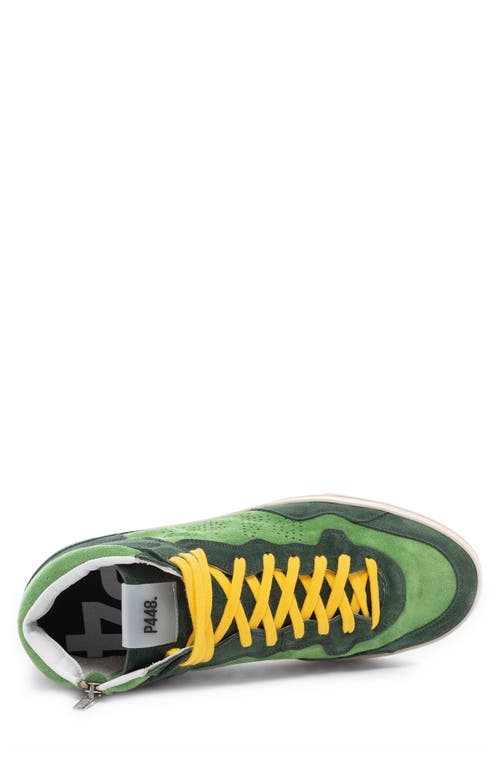 P448 Bali High Top Sneaker In Forest