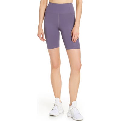 Girlfriend Collective High Waist Bike Shorts, Purple