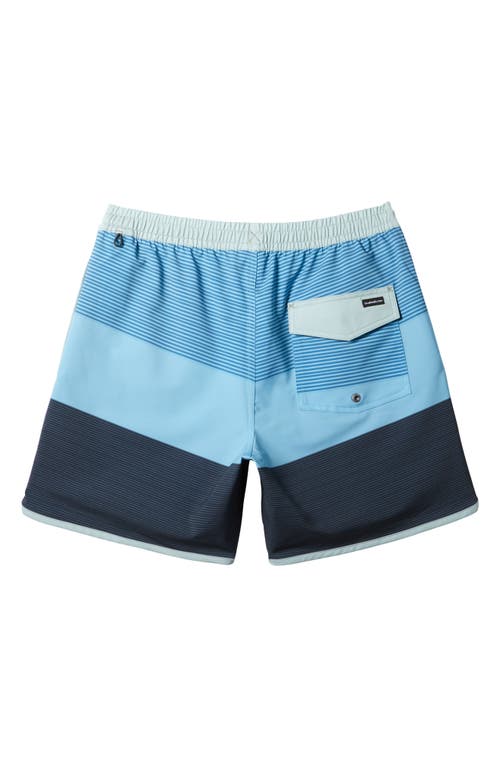 Shop Quiksilver Surfsilk Tijuana Swim Trunks In Alaskan Blue