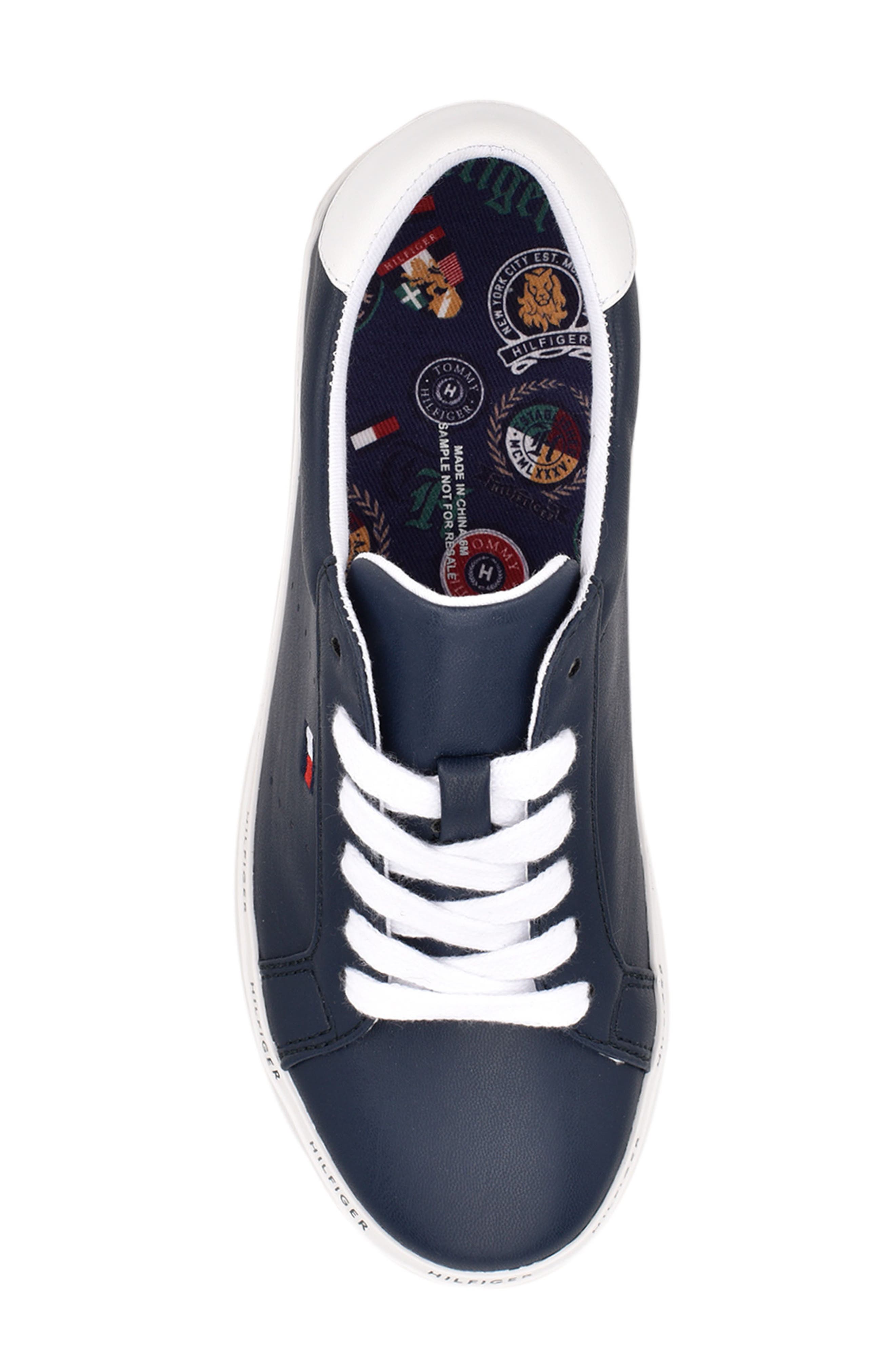 tommy hilfiger shiny flatform vulc sneaker