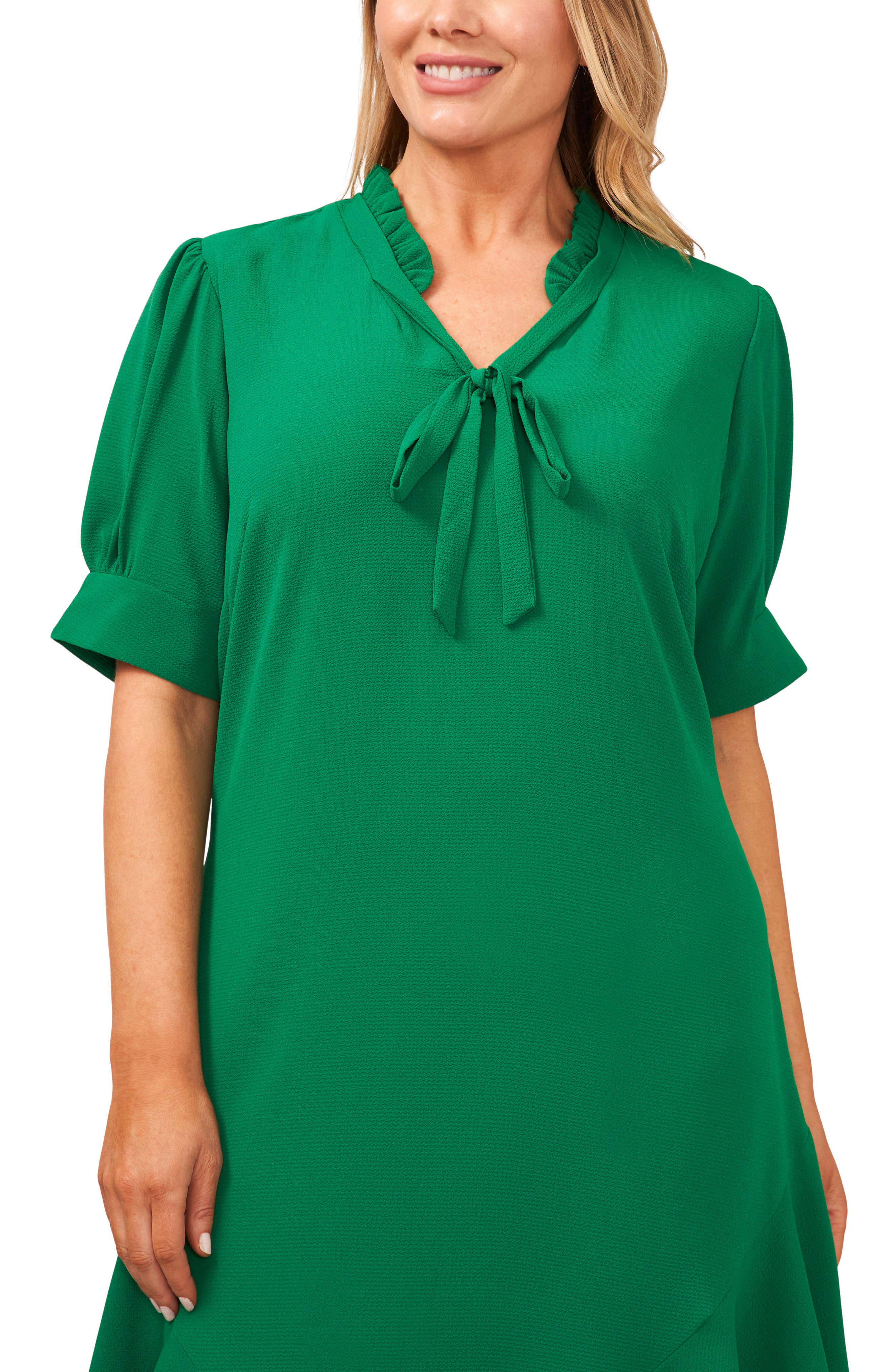 CeCe V-Neck Ruffle Dress | Nordstrom