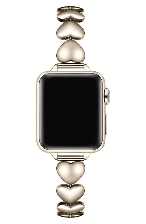 The Posh Tech Lover Heart Bracelet Apple Watch® Watchband In Starburst